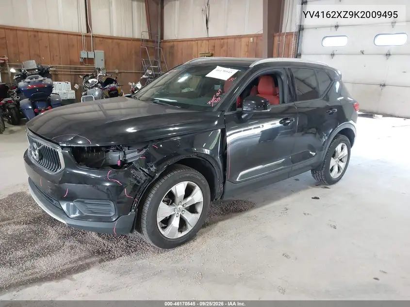 2019 VOLVO XC40 VIN YV4162XZ9K2009495 — фото 2