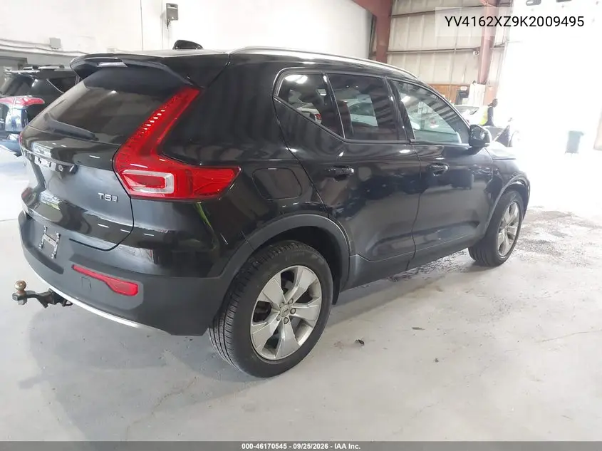 2019 VOLVO XC40 VIN YV4162XZ9K2009495 — фото 4