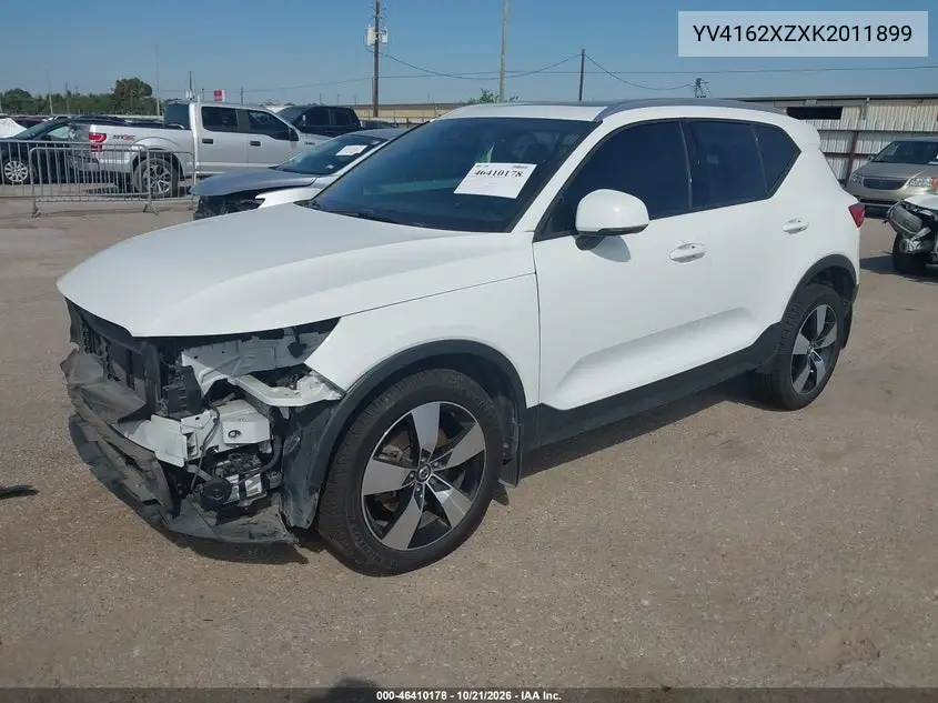 2019 VOLVO XC40 VIN YV4162XZXK2011899 — фото 2