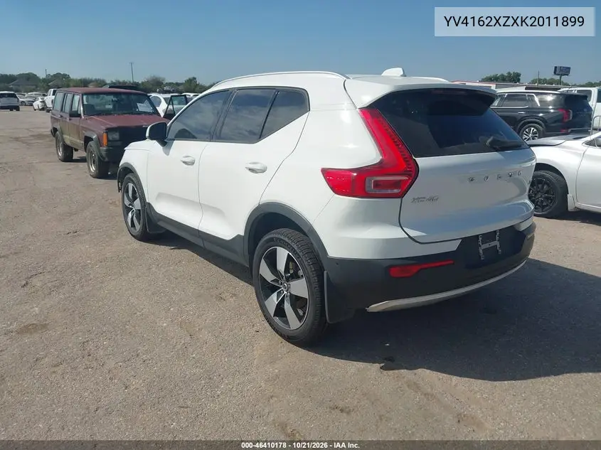 2019 VOLVO XC40 VIN YV4162XZXK2011899 — фото 3