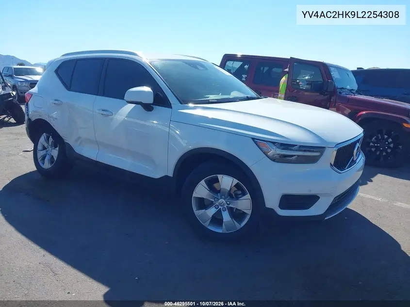 VOLVO XC40 2020, VIN YV4AC2HK9L2254308