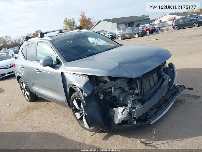 VOLVO XC40 2020, VIN YV4162UK1L2175177