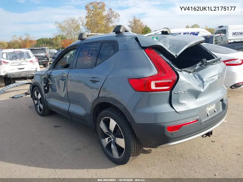 2020 VOLVO XC40 VIN YV4162UK1L2175177 — фото 3