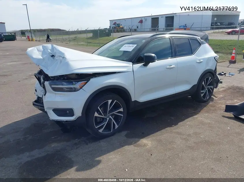 2020 VOLVO XC40 VIN YV4162UM6L2177699 — фото 2