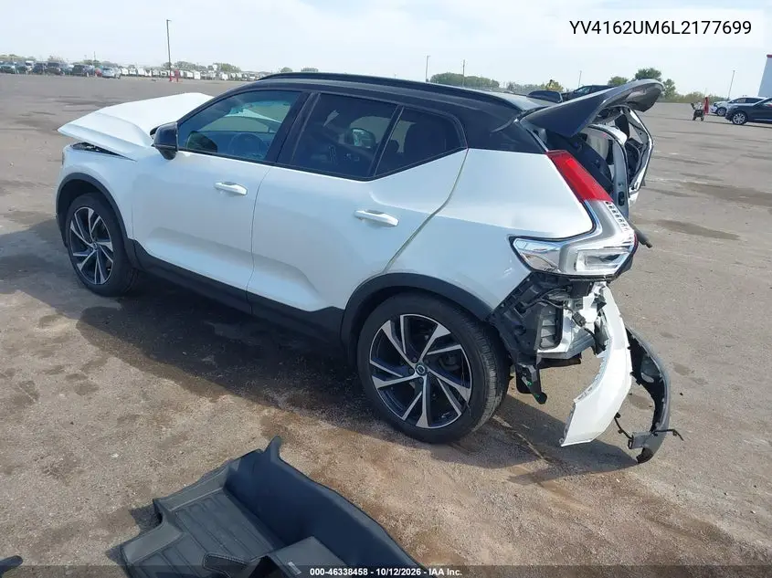 2020 VOLVO XC40 VIN YV4162UM6L2177699 — фото 3
