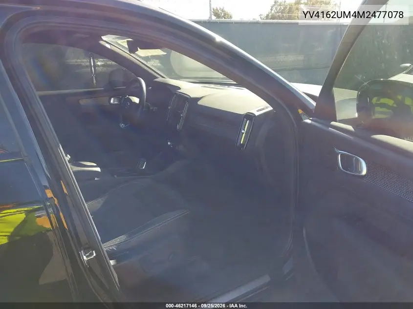 2021 VOLVO XC40 VIN YV4162UM4M2477078 — фото 5