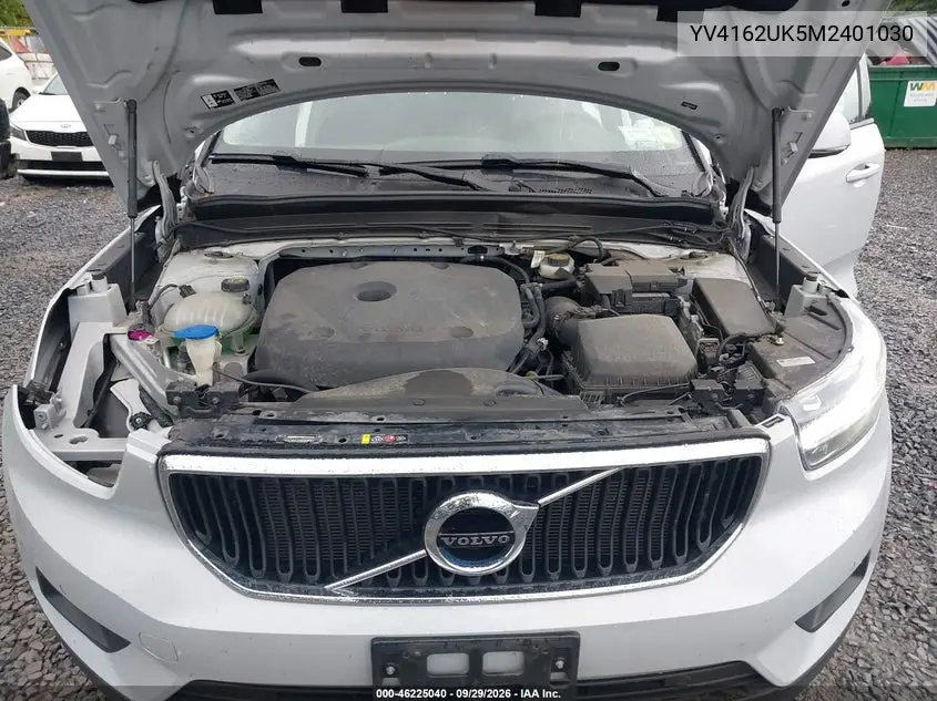 2021 VOLVO XC40 VIN YV4162UK5M2401030 — фото 10