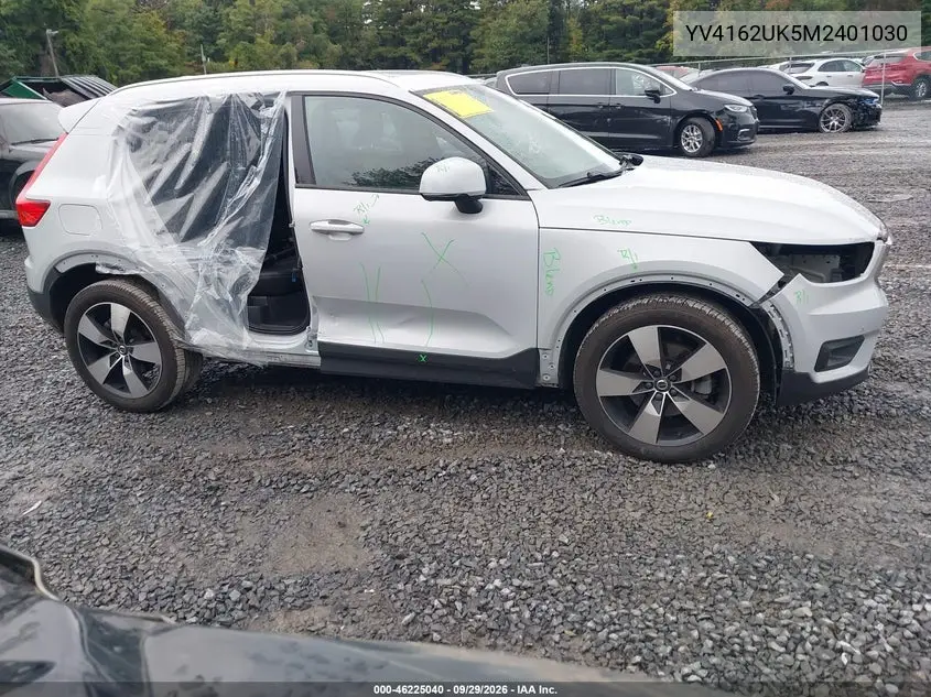2021 VOLVO XC40 VIN YV4162UK5M2401030 — фото 13
