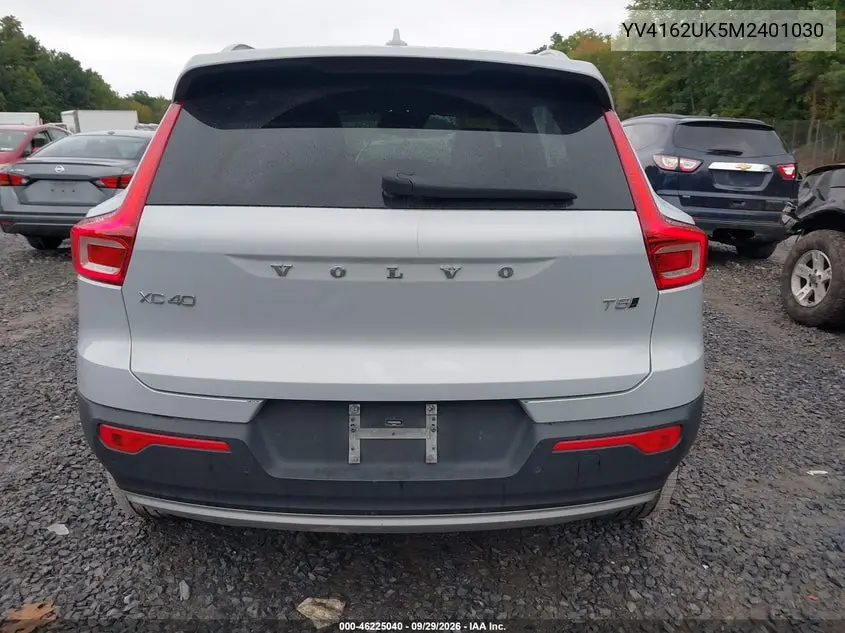 2021 VOLVO XC40 VIN YV4162UK5M2401030 — фото 16