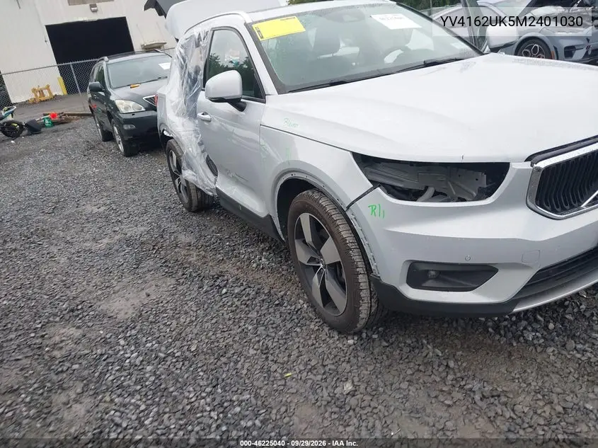2021 VOLVO XC40 VIN YV4162UK5M2401030 — фото 6