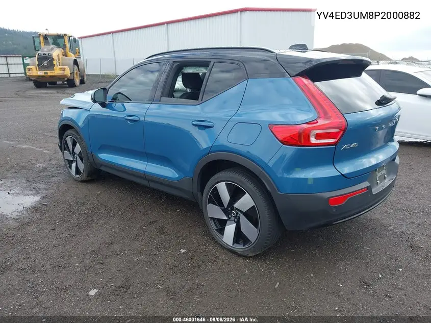 2023 VOLVO XC40 VIN YV4ED3UM8P2000882 — фото 3
