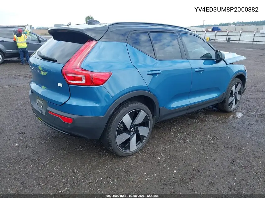 2023 VOLVO XC40 VIN YV4ED3UM8P2000882 — фото 4