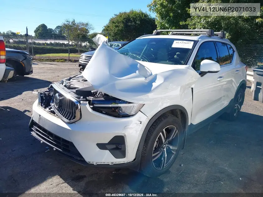 2023 VOLVO XC40 VIN YV4L12UN6P2071033 — фото 2