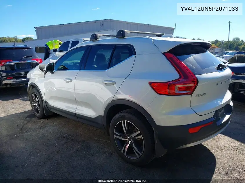 2023 VOLVO XC40 VIN YV4L12UN6P2071033 — фото 3