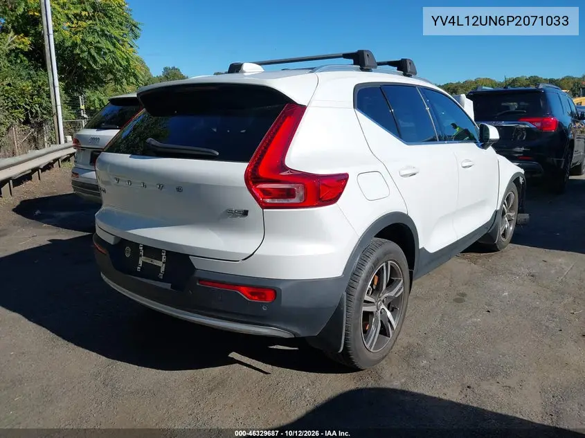 2023 VOLVO XC40 VIN YV4L12UN6P2071033 — фото 4