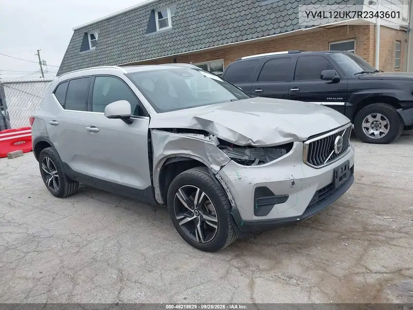 VOLVO XC40 2024, VIN YV4L12UK7R2343601