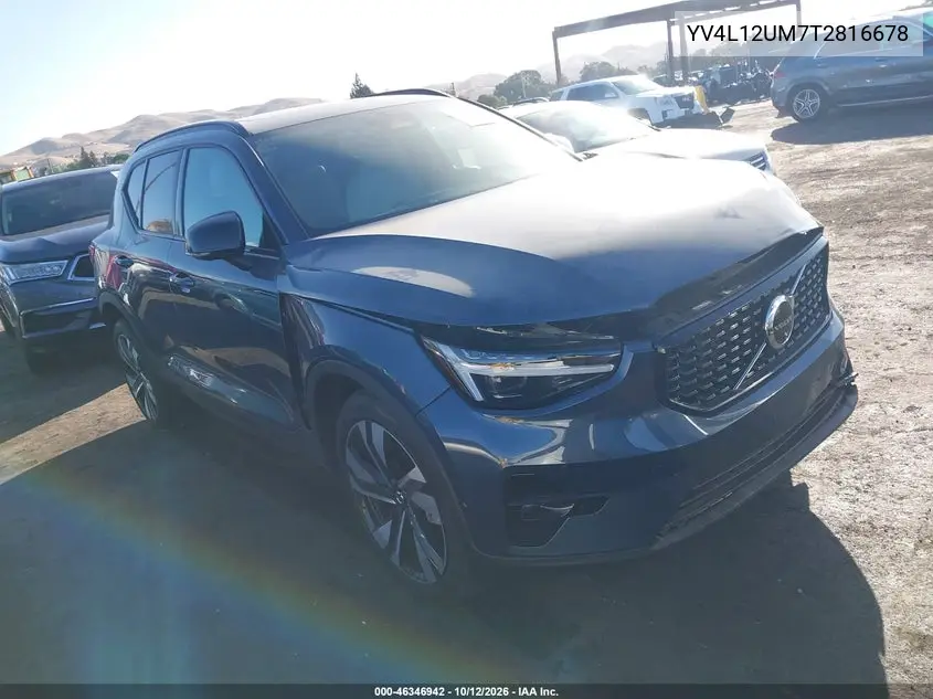 VOLVO XC40 2026, VIN YV4L12UM7T2816678