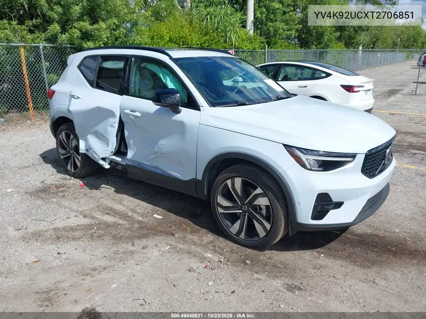 VOLVO XC40 2026, VIN YV4K92UCXT2706851