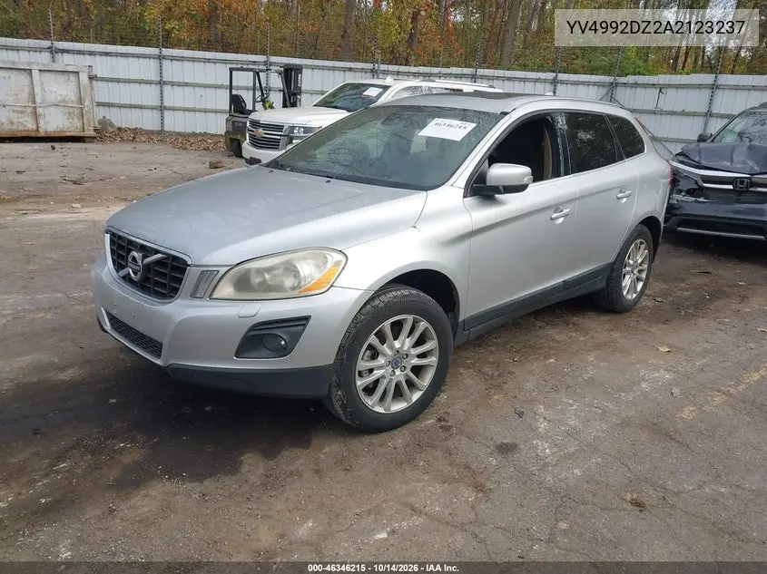 2010 VOLVO XC60 VIN YV4992DZ2A2123237 — фото 2