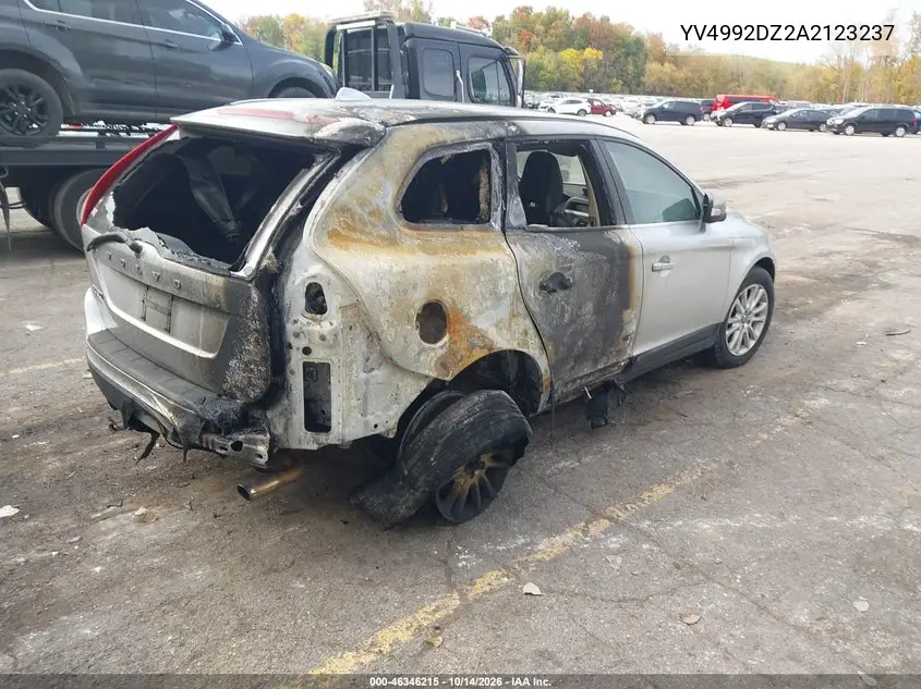 2010 VOLVO XC60 VIN YV4992DZ2A2123237 — фото 4