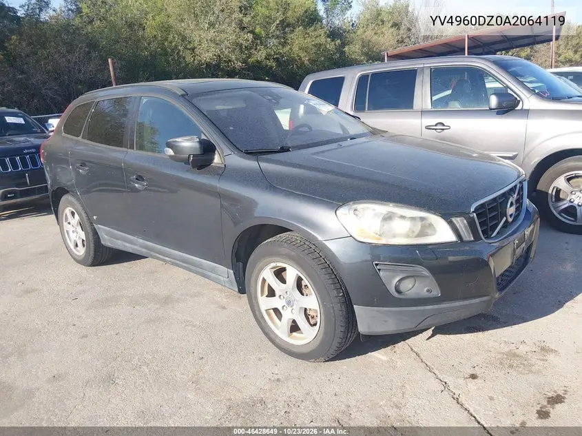 VOLVO XC60 2010, VIN YV4960DZ0A2064119