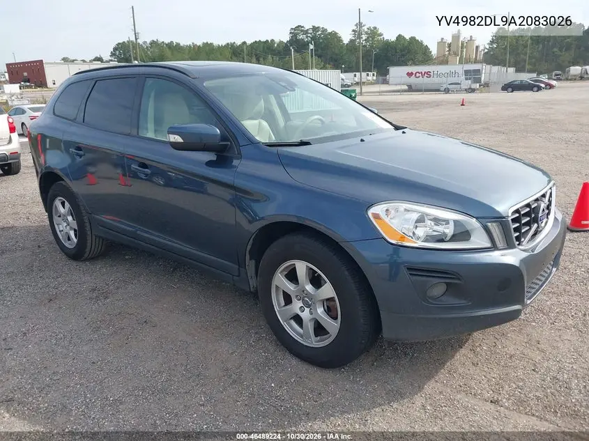 VOLVO XC60 2010, VIN YV4982DL9A2083026