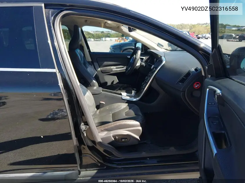 2012 VOLVO XC60 VIN YV4902DZ5C2316558 — фото 5