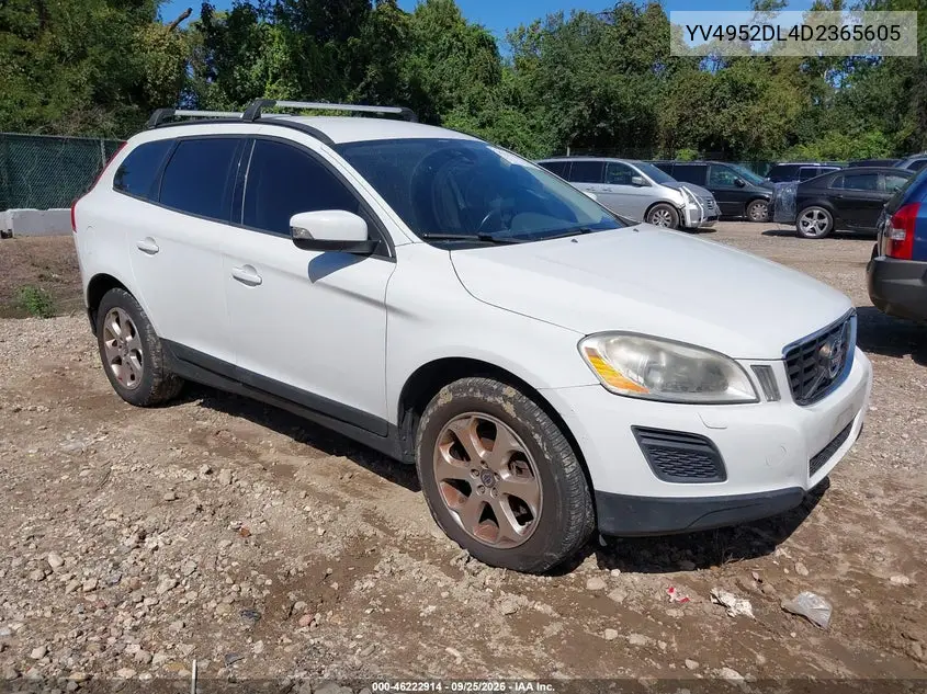 VOLVO XC60 2013, VIN YV4952DL4D2365605