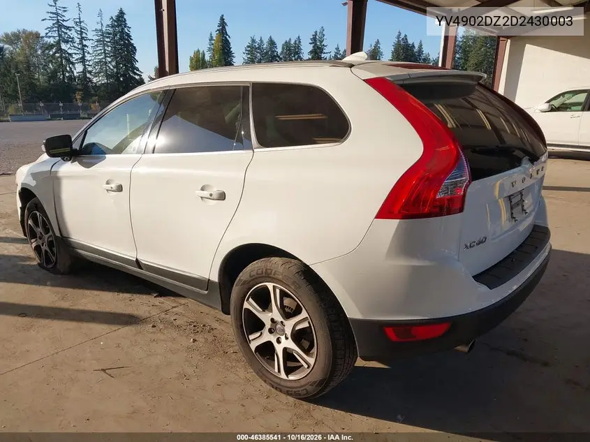 2013 VOLVO XC60 VIN YV4902DZ2D2430003 — фото 3