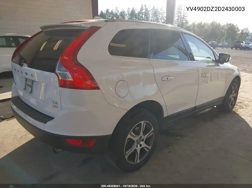 2013 VOLVO XC60 VIN YV4902DZ2D2430003 — фото 4
