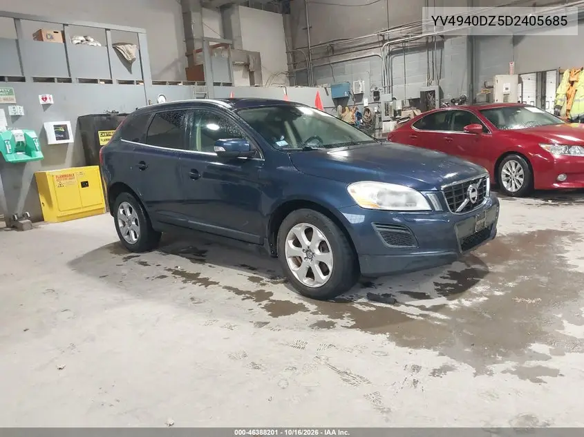 VOLVO XC60 2013, VIN YV4940DZ5D2405685