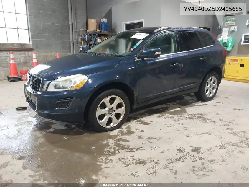 2013 VOLVO XC60 VIN YV4940DZ5D2405685 — фото 2