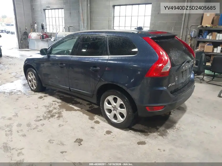 2013 VOLVO XC60 VIN YV4940DZ5D2405685 — фото 3