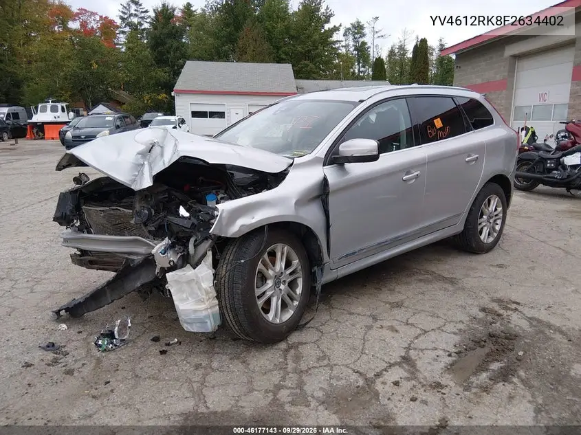 2015 VOLVO XC60 VIN YV4612RK8F2634402 — фото 2