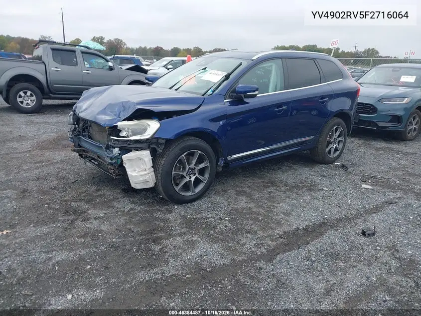 2015 VOLVO XC60 VIN YV4902RV5F2716064 — фото 2