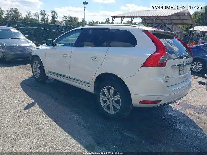 2017 VOLVO XC60 VIN YV440MRU5H2147426 — фото 3
