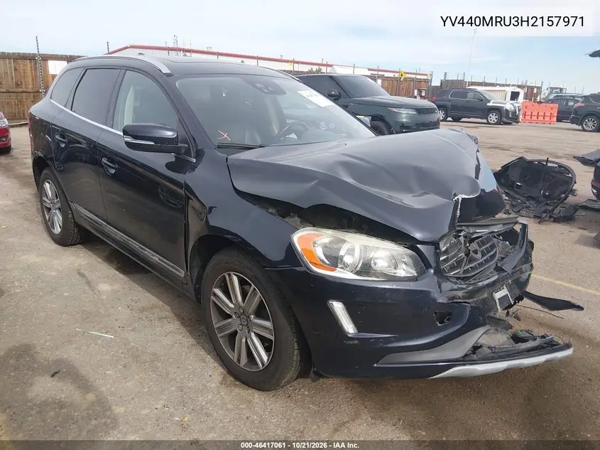 VOLVO XC60 2017, VIN YV440MRU3H2157971