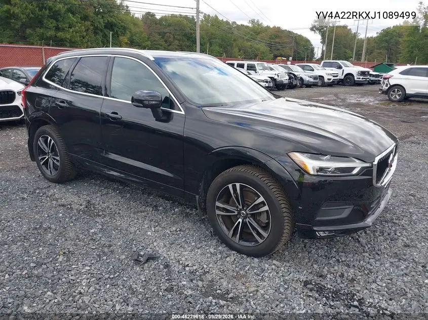 VOLVO XC60 2018, VIN YV4A22RKXJ1089499