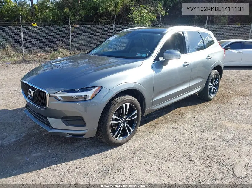 2020 VOLVO XC60 VIN YV4102RK8L1411131 — фото 2