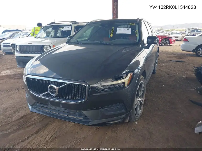 2020 VOLVO XC60 VIN YV4102RK0L1544028 — фото 2
