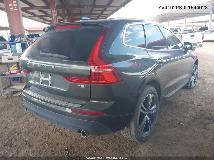 2020 VOLVO XC60 VIN YV4102RK0L1544028 — фото 4