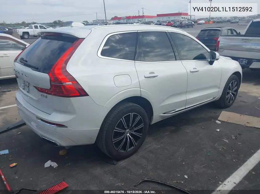 2020 VOLVO XC60 VIN YV4102DL1L1512592 — фото 4