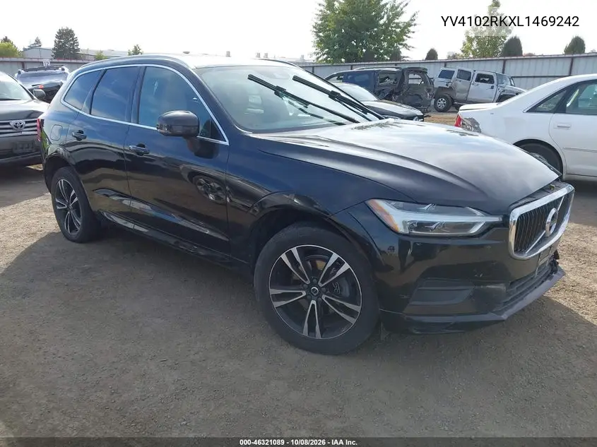 VOLVO XC60 2020, VIN YV4102RKXL1469242