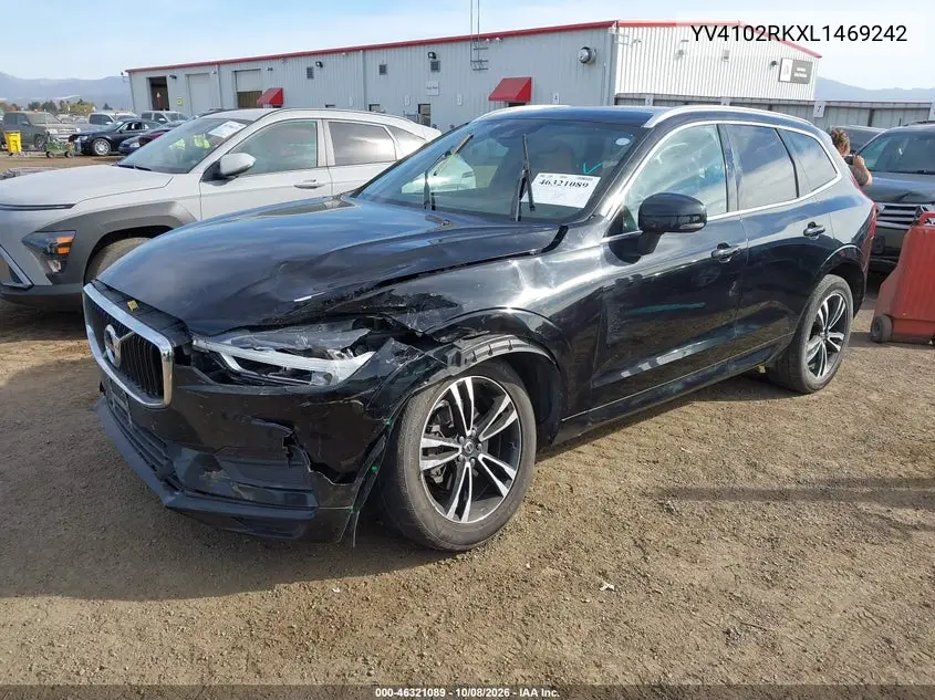 2020 VOLVO XC60 VIN YV4102RKXL1469242 — фото 2