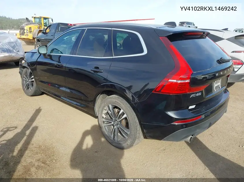 2020 VOLVO XC60 VIN YV4102RKXL1469242 — фото 3