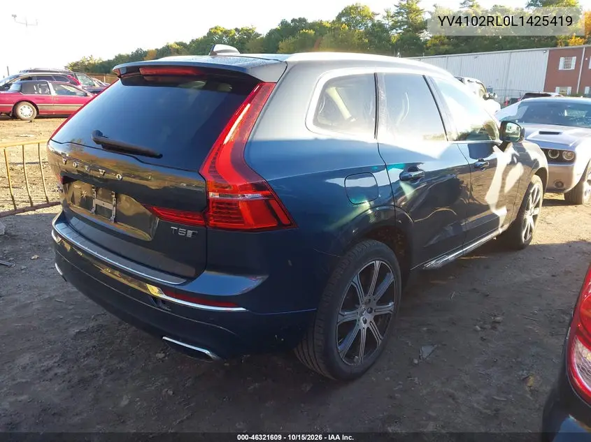 2020 VOLVO XC60 VIN YV4102RL0L1425419 — фото 4