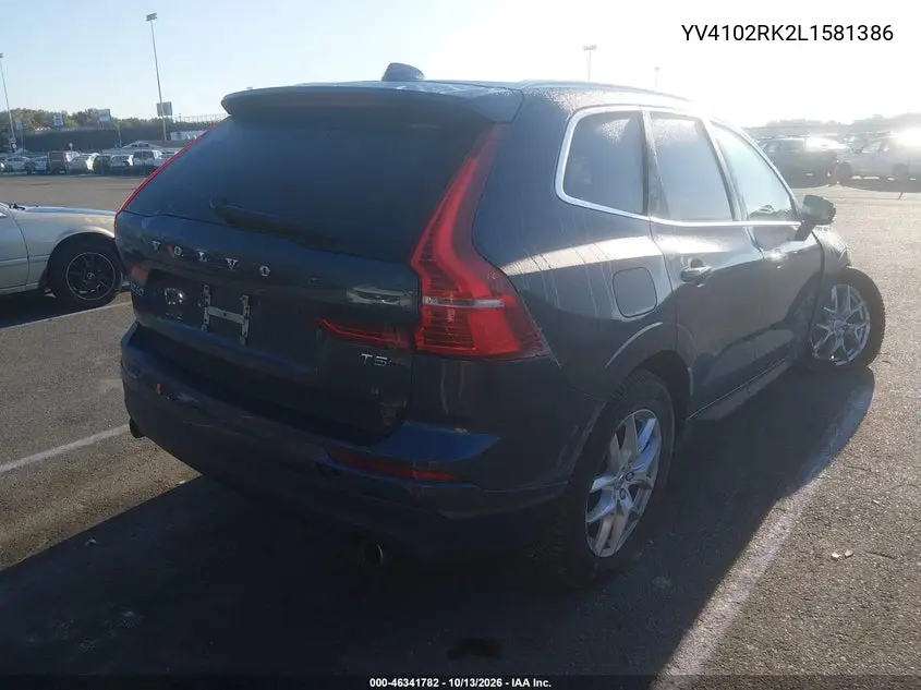 2020 VOLVO XC60 VIN YV4102RK2L1581386 — фото 4