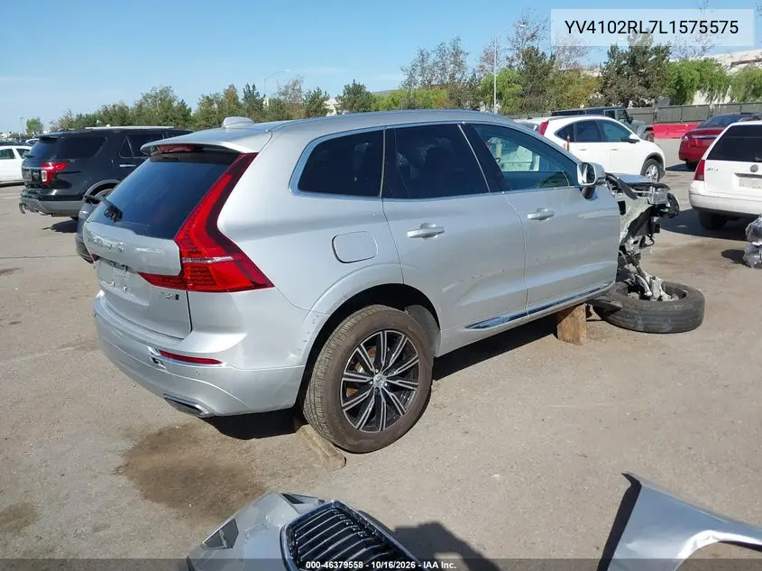 2020 VOLVO XC60 VIN YV4102RL7L1575575 — фото 4