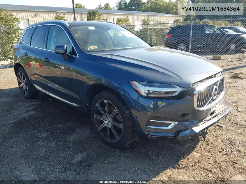 VOLVO XC60 2021, VIN YV4102RL0M1684364