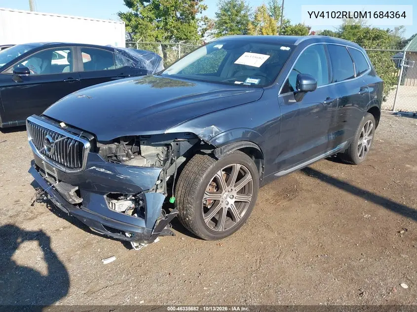 2021 VOLVO XC60 VIN YV4102RL0M1684364 — фото 2